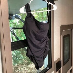 Michael Kors Black one piece swim suit